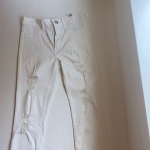 American eagle stretchy ripped skinny jeans